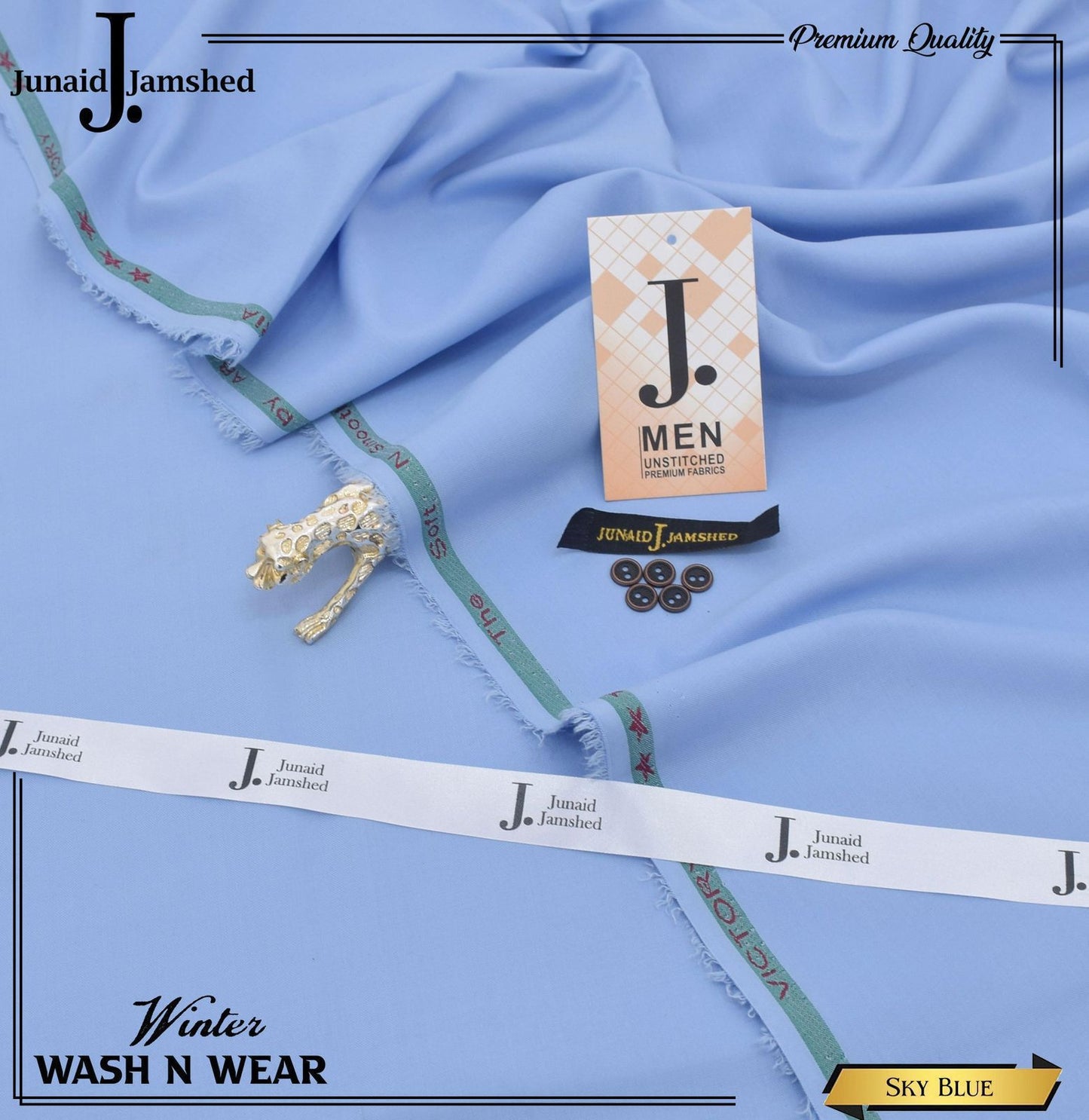 (Winter Gents Collection)SUPER SOFT WASH&WEAR* Brand Name :```Junaid Jamshed ``` ```100% Guaranteed Fabric```